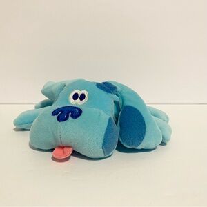 Blues Clues Blue Puppy Dog Plush Viacom Eden Stuffed Animal Toy Wrist Hugger 5”